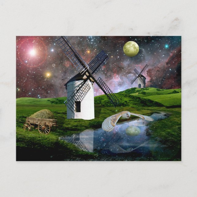 Skördemåne. Vykort (Framsida)