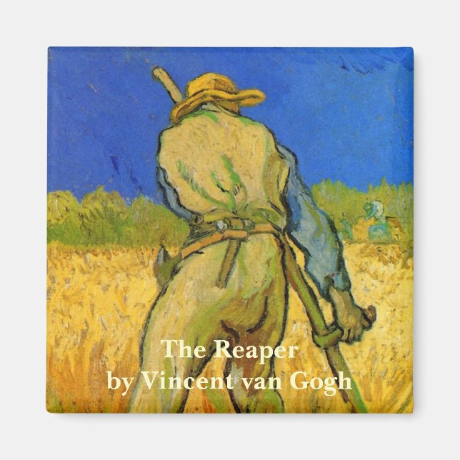 Skördemannen (efter Millet) av Vincent van Gogh Magnet (Framsidan)