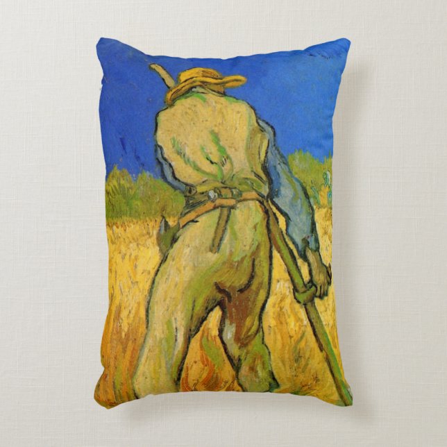 Skördemannen (efter Millet) av Vincent van Gogh Prydnadskudde (Framsidan(Vertikal))