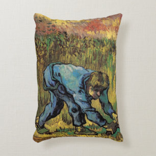 Skördemannen med lie av Vincent van Gogh Prydnadskudde