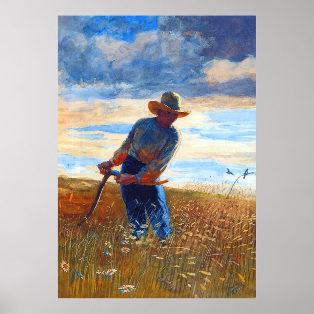 Skördemannen Winslow Homer 1878 Poster (Framsidan)