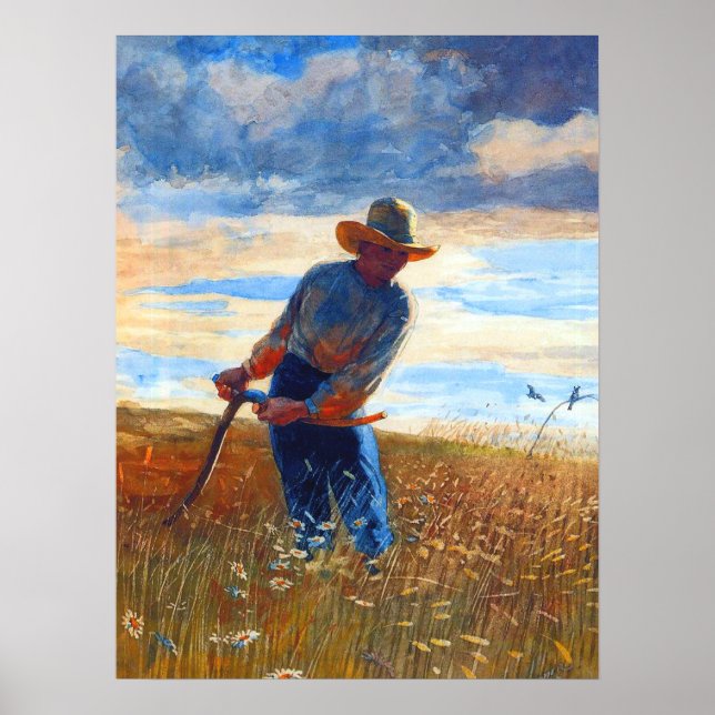 Skördemannen Winslow Homer 1878   Poster (Framsidan)