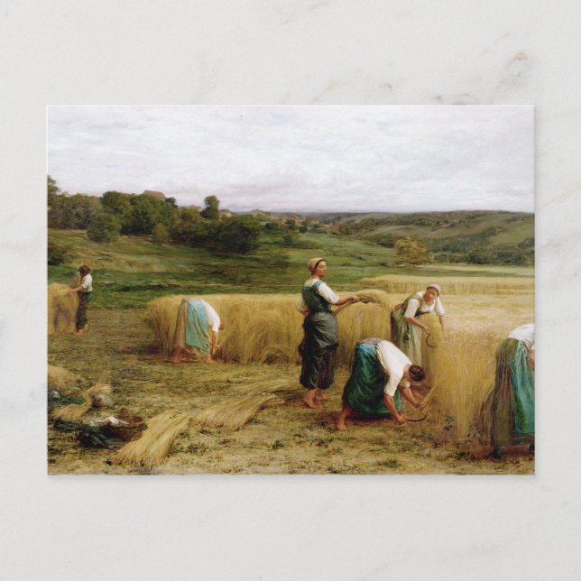 Skörden, 1874 vykort (Framsida)