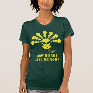 Skörden cirklar främmande röka tee shirt