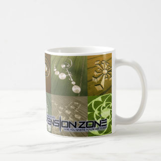 Skörden cirklar kaffemugg