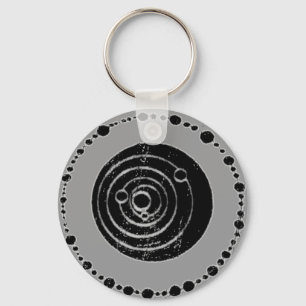 Skörden cirklar Keychain Nyckelring