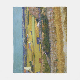 Skörden vid La Crau Vincent Van Gogh Fleecefilt