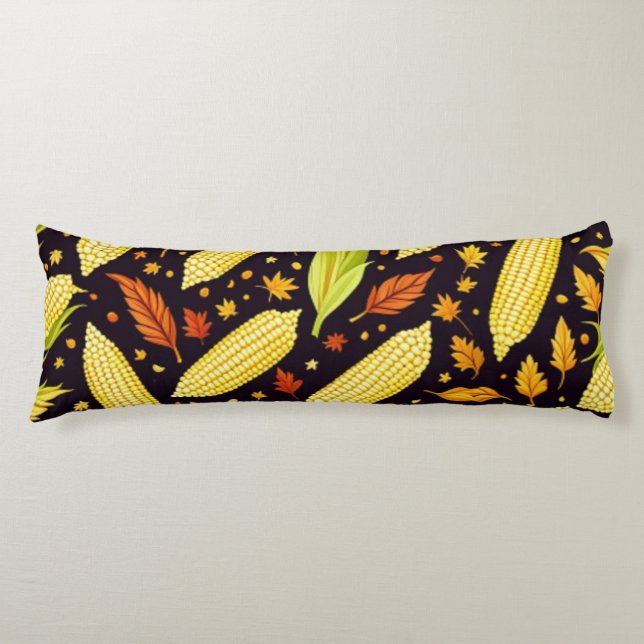 Skördepåfyllning för höstdecor i maj Mönster Kroppskudde (Framsidan)