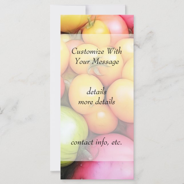 Skördetid - Tomater! (Framsida)