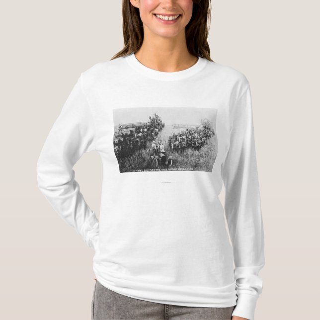 Skördetröskaplats T-shirt (Framsida)