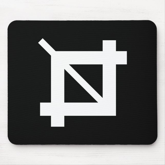 SkördverktygPictogram Mousepad Musmatta (Framsidan)