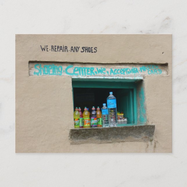 skoreparation vykort (Framsida)