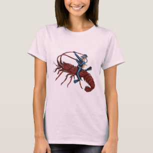 Skorg Lobster Diving med Scuba Diver T Shirt