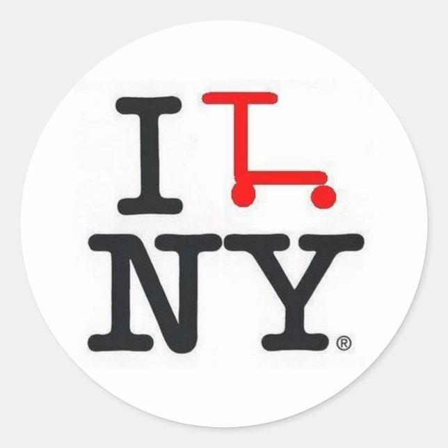 Skorkklistermärken Runt Klistermärke (Framsida)