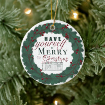 Skornig julprydnad - typad