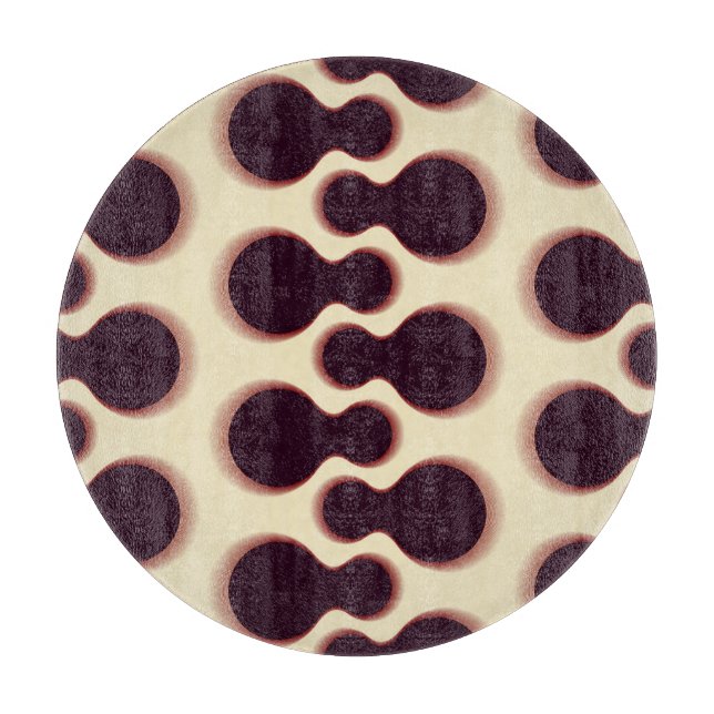 Skorniga globala former, bruna skuggor mönster. (Framsidan)