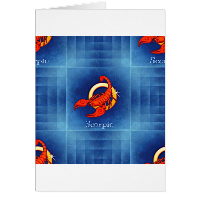 skorpidohoroscope hälsningskort (Framsidan)