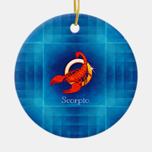 skorpidohoroscope julgransprydnad keramik (Framsidan)