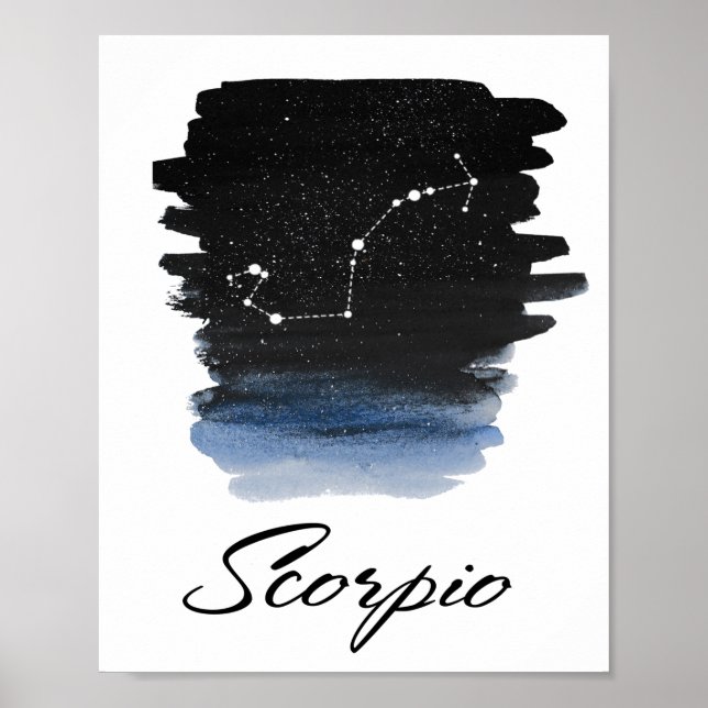 Skorpio Astrologiskt tecken Poster (Framsidan)