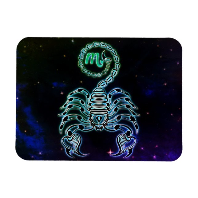 Skorpio zodiakmagnet magnet (Horisontell)