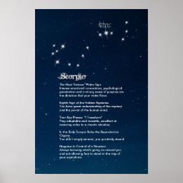 Skorpioegenskaper Poster