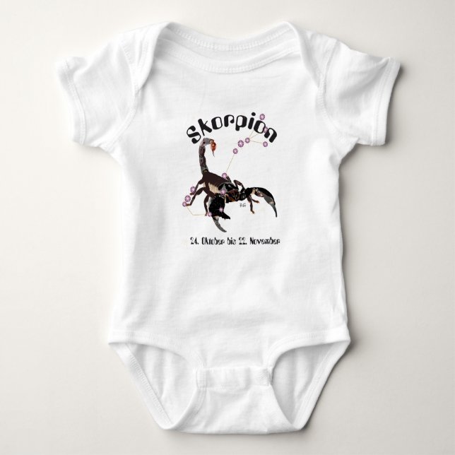 Skorpion 24. Oktober bis 22. November T Shirt (Framsida)