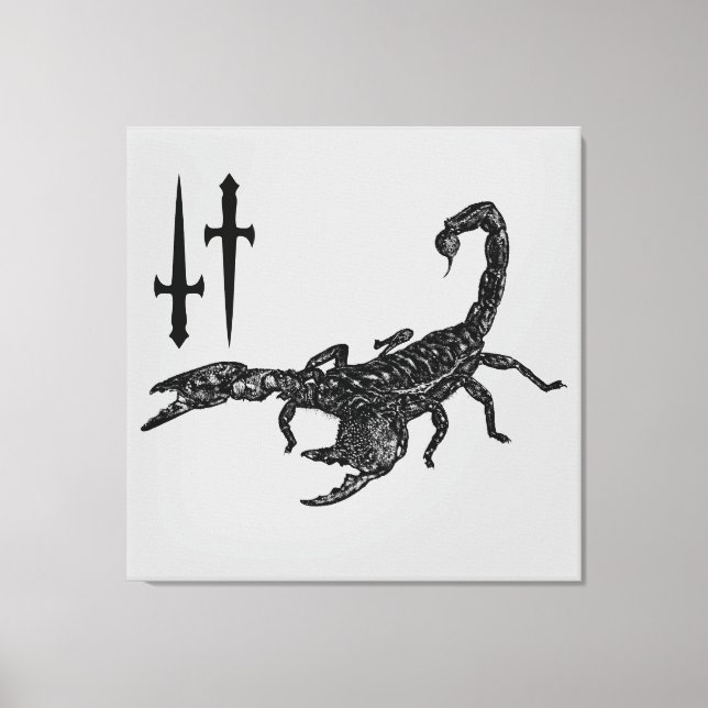 Skorpion Canvastryck (Framsida)