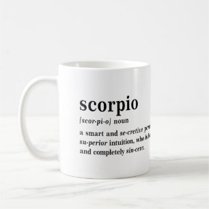 Skorpion Definition Estetisk Astrologi Present Kaffemugg