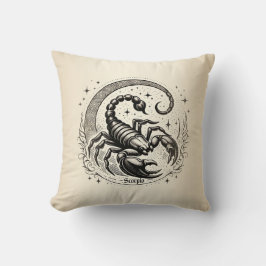 Skorpion Halvmåne Astrologi Zodiak Skorpionen Kudde