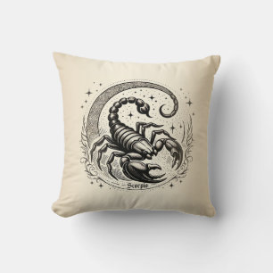 Skorpion Halvmåne Astrologi Zodiak Skorpionen Kudde
