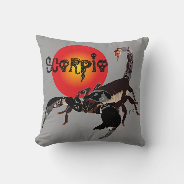 Skorpion Kissen Kudde (Framsida)