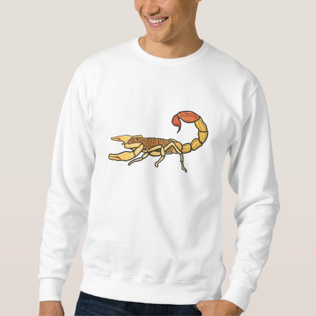 Skorpion Lång Ärmad Tröja (Framsida)