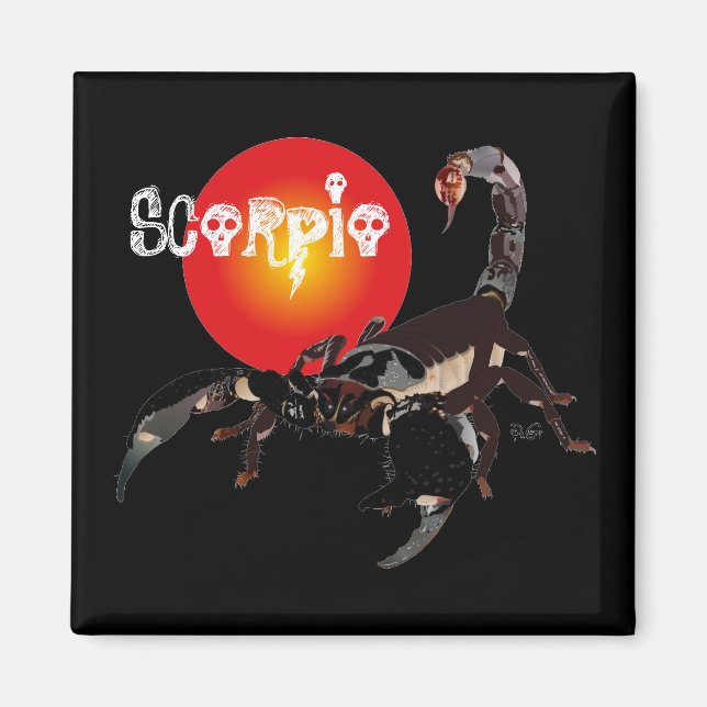 Skorpion Magnet (Framsidan)