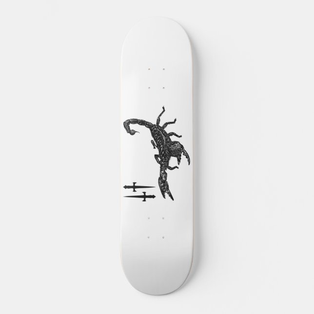 Skorpion Old School Skateboard Bräda 21,6 Cm (Framsida)