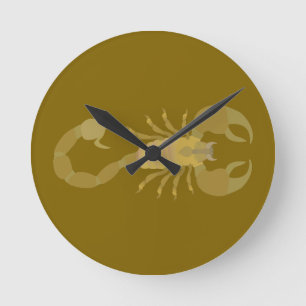 Skorpion Rund Klocka