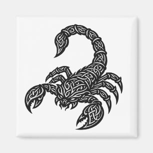 Skorpion Skorpion Sigil — Mythiskt Zodiakbläck Magnet