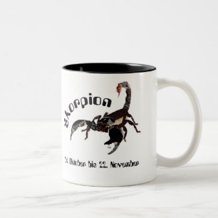 Skorpion - Sternzeichen Tasse Två-Tonad Mugg