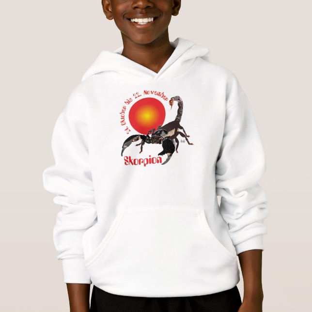 Skorpion - Tierkreiszeichen T-Shirt (Framsida)