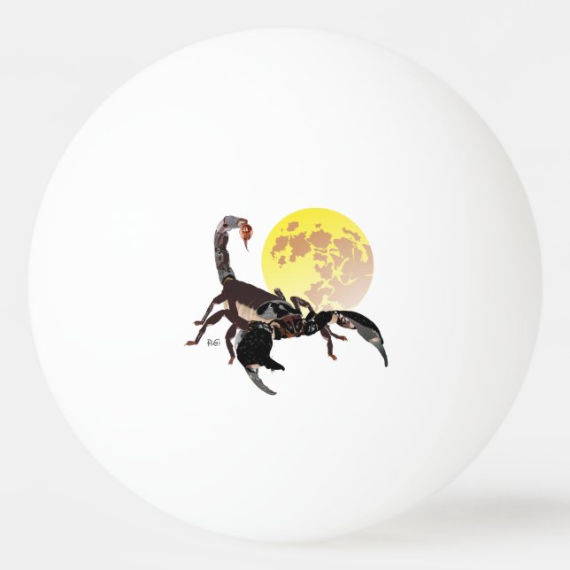 Skorpion Tischtennisball Pingisboll (Framsidan)