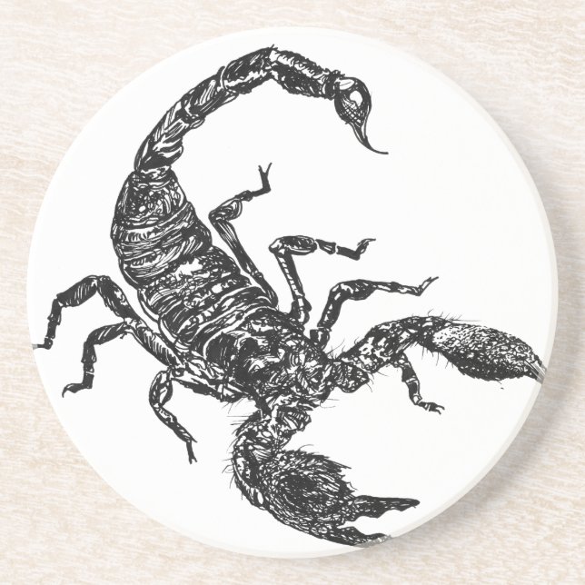 Skorpion Underlägg Sandsten (Framsidan)