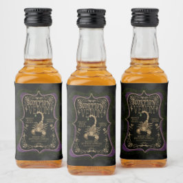 Skorpion Venom Gothic Apothecary Halloween Spritflaskor Etikett