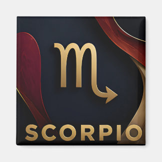 Skorpion Zodiak Lyx Celestial Astrologi Present Magnet