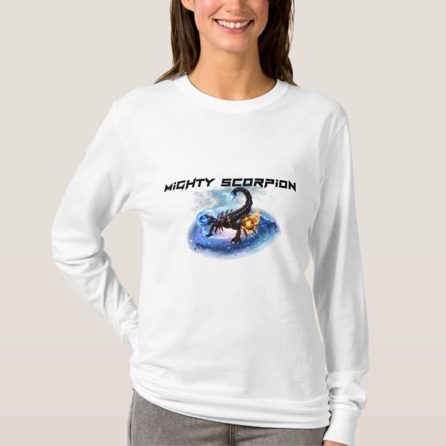 SKORPIONEN FRÅN DET KOSMISKA ARKANUM T SHIRT (Framsida)