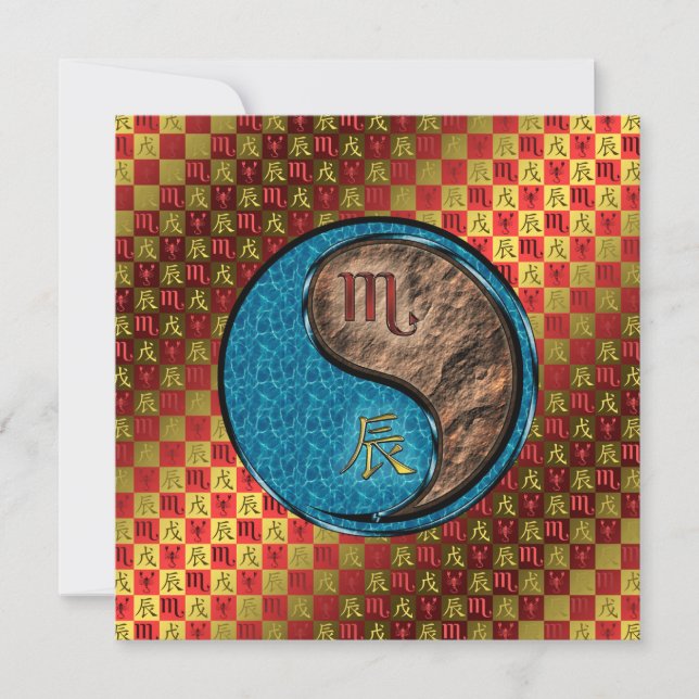 Skorpionen & Jorddrake Kort (Framsida)