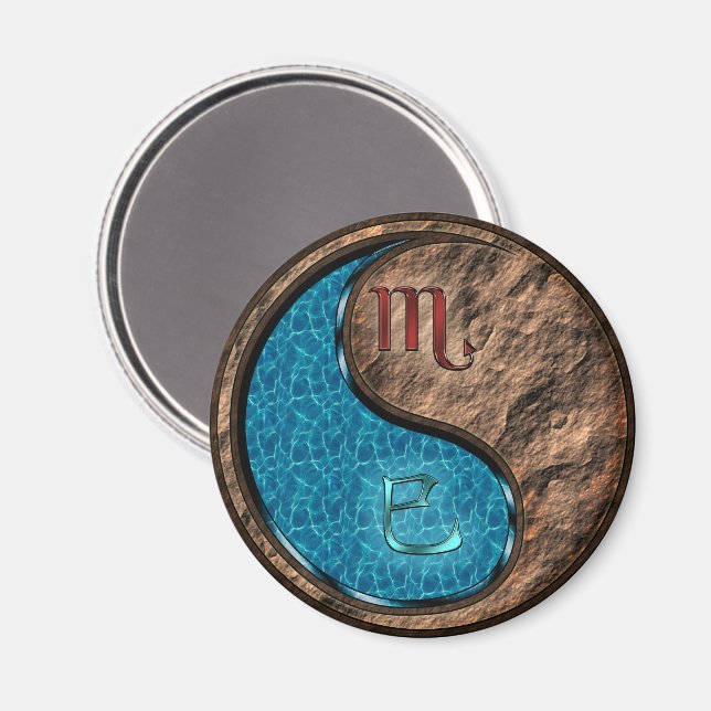Skorpionen & Jordens Orm Magnet (Front/Back)