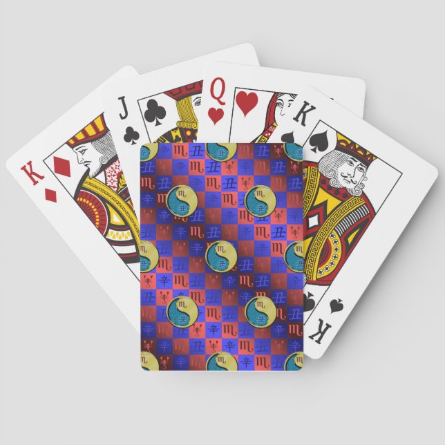 Skorpionen & Metall Oxe Casinokort (Baksidan)
