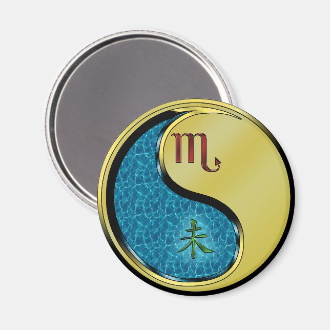 Skorpionen & Metallgeten Magnet (Front/Back)