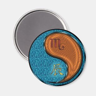 Skorpionen & Trädragon Magnet