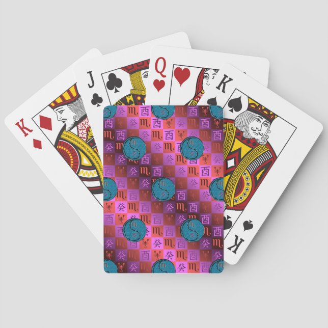 Skorpionen & Vatten Tupp Casinokort (Baksidan)