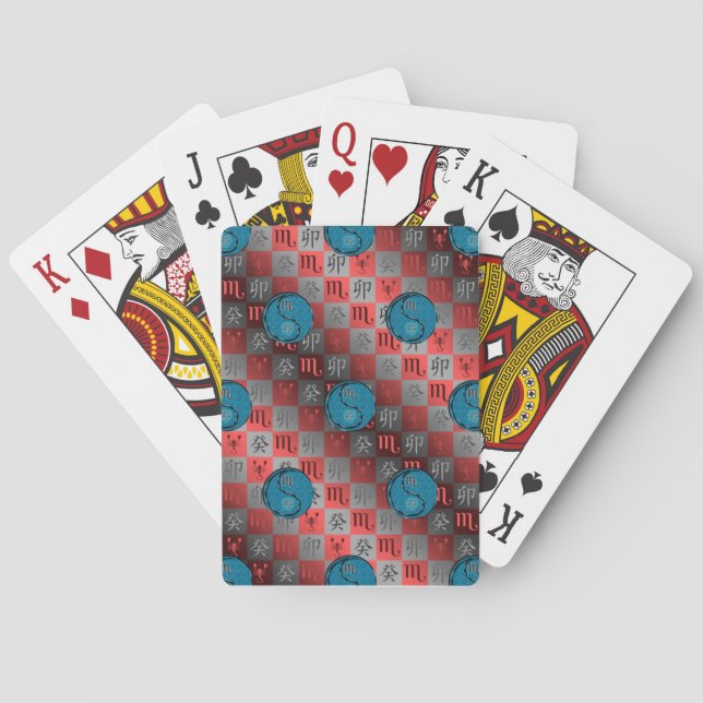 Skorpionen & Vattenkaninen Casinokort (Baksidan)